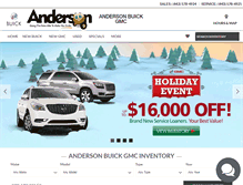 Tablet Screenshot of andersonofhuntvalley.com